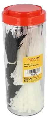 Productafbeelding van Delock Assortiment kabelbinders, 500 stuks - Kabelbinder-set