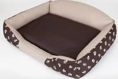 Zdjęcie produktu dla Legowisko dla psa "Royal" -65x50cm- Solidne z wysokim oparciem, miękko wyściełane | Pillowprim