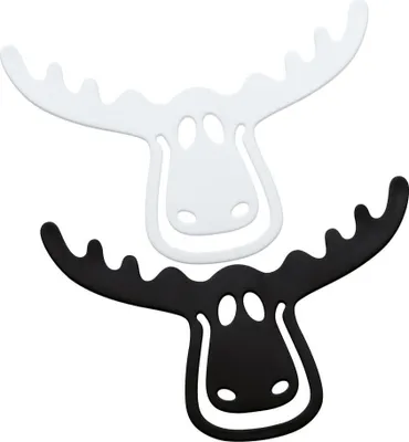 Produktbild von Koziol Rudolf, 2er Set, Lesezeichen, Buchzeichen, Bookmark, 11.2 cm, Schwarz / Weiß, 5528496