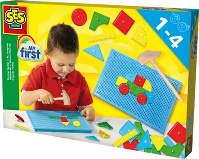 Produktbild von SES My First Mein erstes Hämmerchen Tick Holzhammer und Tafel