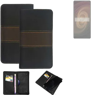 Produktbild von K-S-Trade Hülle Handyhülle kompatibel mit ZTE Axon 60 Ultra Schutzhülle Walletcase Bookstyle Tasche Schutz Case Handytasche Wallet Cover Kunstleder