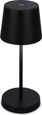 Produktbild von Boja LED Tischlampe kabellos IP44, Dimmbar, Touch, Kabellos, Spritzwasserschutz, schwarz, Ø10,5 x 26 cm