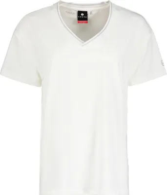 Produktbild von Luhta Hinkabole Kurzarm-t-shirt Mit V-ausschnitt Weiß S Frau Weiß S