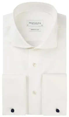 Produktbild von Profuomo Hemd weiß Cutaway-Kragen Slim Fit