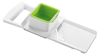 Productafbeelding van Mandoline met verstelbaar lemmet van roestvrij staal | 28 x 12 cm