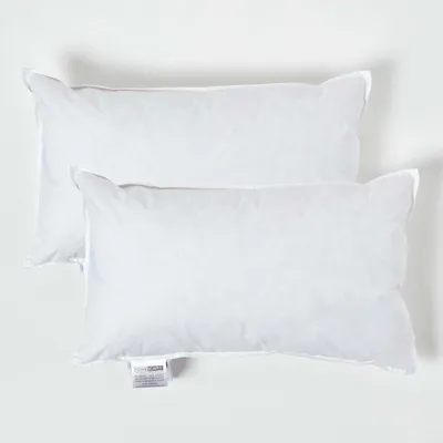 Produktbild von HOMESCAPES 2er-Set Füllkissen 30 x 50 cm – Kissenfüllung Entenfedern