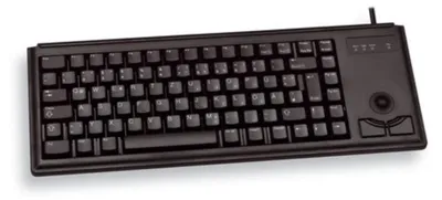 Produktbild von CHERRY G84-4400 TRACKBALL Kabelgebundene Tastatur, USB, Schwarz (QWERTZ - DE), Volle Größe (100%), Kabelgebunden, USB, QWERTZ, Schwarz
