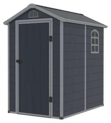 Image de Westmann Abri de jardin en plastique Universo L Anthracite 134x192x204 cm