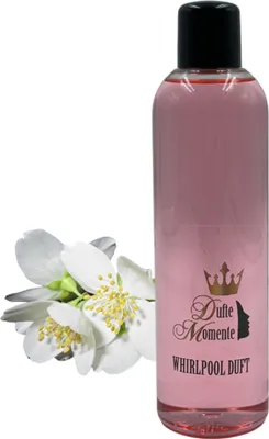 Produktbild von Dufte Momente | Whirlpool Duft 260ml | Jasmin | mit naturreinen und natürlichen ätherischen Ölen | kein Schaum | vegan und ohne Tierversuche
