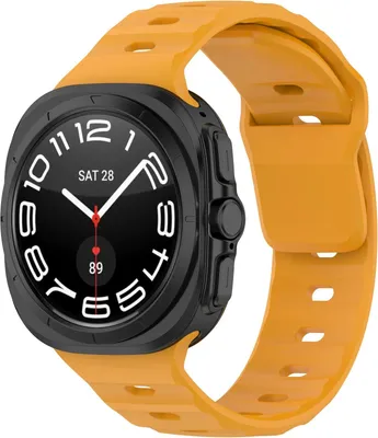 Produktbild von Bizon Armbanduhr Silikon G für Galaxy Watch Ultra 47 mm, Gelb