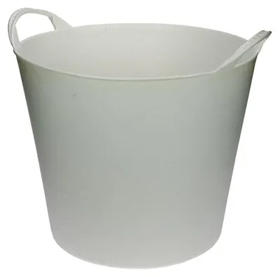 Produktbild von Flexibler Aufbewahrungskorb - weis - Kunststoff - 20 l - 35 x 30 cm - Waschekorb