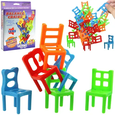 Obrázek produktu pro Arkádová hra Woopie Balance Chairs Puzzle Stacks3+