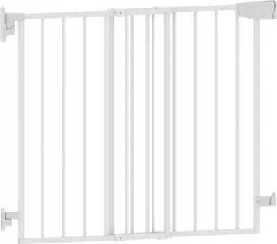 Immagine prodotto di Cancelletto per scale Tulano Guardian 1.0 Cancelletto per porte Cancelletto per bambini Cancelletto per animali domestici | Close N Stop | Orientabile su entrambi i lati | 70-104cm Metallo | Bianco