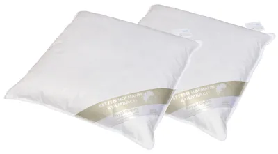 Produktbild von 2 Stück Hofmann Kleinkissen 45x45 cm 300 g Kuschelkissen Sofakissen Dekokissen