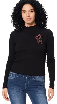 Produktbild von Desigual Artemisa Damenbluse durchbrochener Rücken schwarz XL
