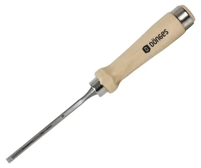 Zdjęcie produktu dla Dłuto Dönges z drewnianym uchwytem, 6 mm