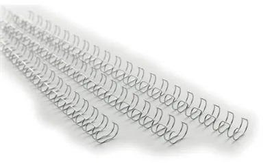 Produktbild von GBC MultiBind Drahtbinderücken 12 mm A4 silber, 100 Stück