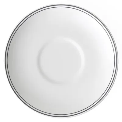 Produktbild von Villeroy und Boch Design Naif Untertasse, 15 cm, Premium Porzellan, Weiß/Schwarz