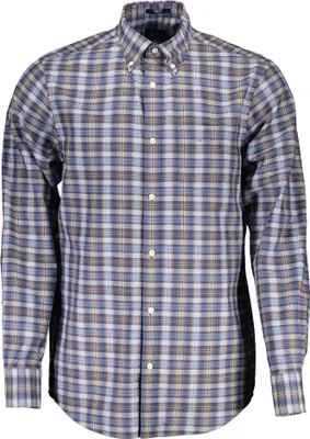 Image de Chemise GANT pour homme, bleu, SF4026 - Taille : M