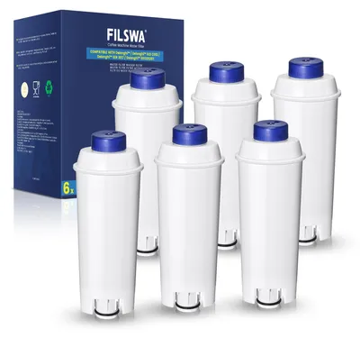 Wasserfilter 6 Stück für DeLonghi Kaffeemaschinen