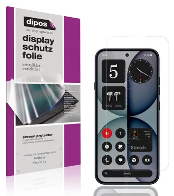 Produktbild von 4x Schutzfolie für Nothing Phone 4a klar Displayschutzfolie Folie Display Schutz dipos