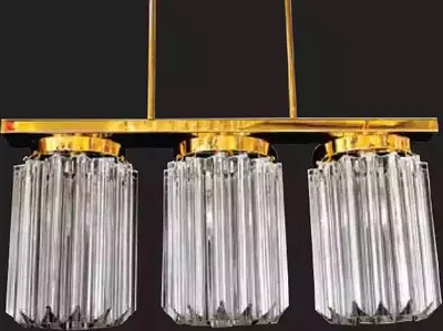 Produktbild von Modern Groß Crystal Gold Kronleuchter Decke Hängelicht für Wohnzimmer