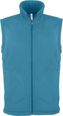 Produktbild von Kariban Herren Fleece Jacke Weste Bodywarmer Übergangsjacke, Größe:M, Farbe:Tropical Blue