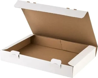 Produktbild von 50x Versandkarton 343x250x49mm schnelle Aufrichtung mit Steckverschluss Maxibrief und Warensendung weiß