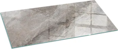 Produktbild von Funkenschutzplatte – Glasbodenplatte für Kaminofen – Kaminunterlage aus Glas – 125x50 cm – Feuerfeste Ofenbodenplatte – Hitzebeständige Schutzplatte für Kamin – Transparente Bodenschutz Glasplatte – Farbe Weiß