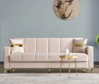 Produktbild von Hochwertig Sofagarnitur Beige 3 2 Sitzer Garnitur  Moderne Sofa 1 Sitzer Möbel