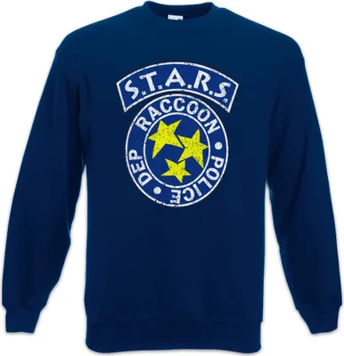 Produktbild von Urban Backwoods Vintage S.T.A.R.S. Logo, Sweatshirt, Farbe: Navy, Größe: 5XL