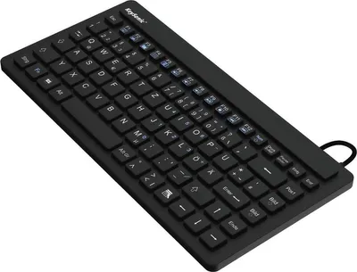Zdjęcie produktu dla KeySonic KSK-3230IN (US), Mini, Przewodowa, USB, QWERTY, Czarny