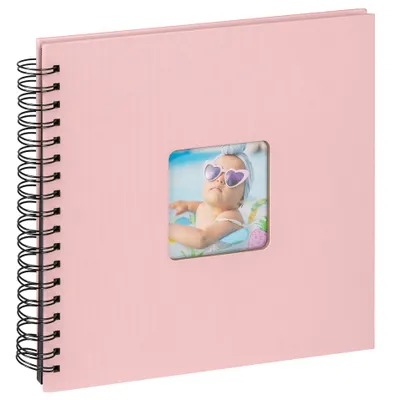 Produktbild von Walther, SA-108-BR, Spiralalbum Fun Baby Selection, rosa, 26X25 cm