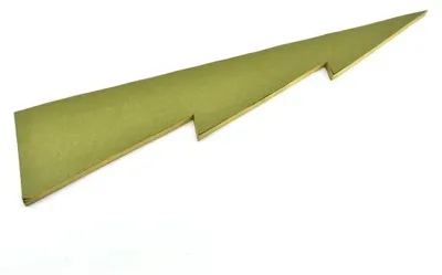 Only Natural – Wabenpapier-Weihnachtsbaum – Grün – 150 × 60 cm – Ansicht 2