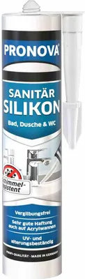 Produktbild von PRONOVA Sanitär-Silikon schwarz, 300 ml.