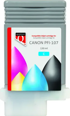 Produktbild von Quantore – Tintenpatronen-Alternative für PFI-107 blau