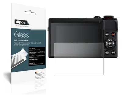 Obrázok produktu pre 2x ochranná fólia pre Canon PowerShot G7X Mark III matt - Anti-Shock 9H Film dipos Glass Plastic Glass