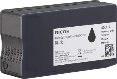 Image de Ricoh Patrone IJM C180F   black      2000 Seiten