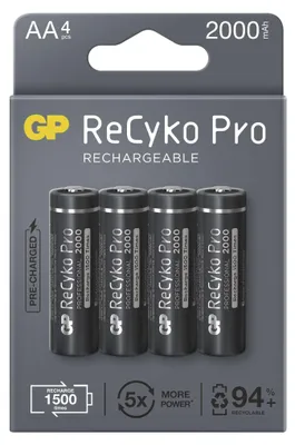 GP Nabíjecí baterie ReCyko Pro Professional AA (HR6), 4 ks, B22204