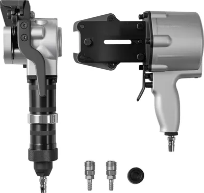 Produktbild von SucceBuy Pneumatische Umreifungsmaschine mit 8500N Spannkraft, Metall-Umreifungswerkzeug für 19 mm breite Bänder, Gerät zum Spannen, Schneiden und Versiegeln für Verpackungsanwendungen