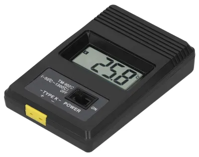 Digitales Thermometer TM902C, LCD, -50 bis 1300 °C, für Schwimmbad & Ofen