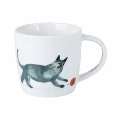Immagine prodotto di Maxwell & Williams Becher Feline Friends - Ball Of Yarn, Katzenbecher, Tasse, Porzellan, 400 ml, DX1218