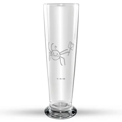 Produktbild von Mr. & Mrs. Panda Bierglas Spinne Agathe Motivation - Transparent - Geschenk, Glück, Bier Glas, Dankeschön, Glasbecher, Bierbecher, Vertrauen, Trinkglas, Glasbierglas