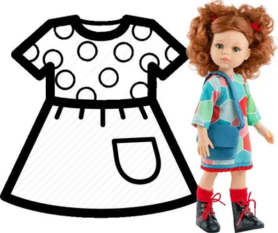 Zdjęcie produktu dla Ubranko dla lalek 32cm - Paola Reina