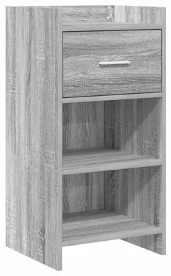 Image de Commode grise avec espace de rangement