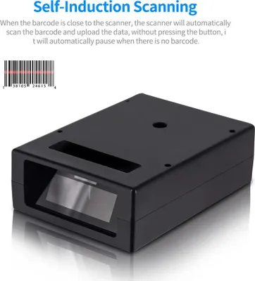 Image de Scanneur de codes-barres intégré Supporte le scannage avec code. Puce haute performance int�gr�e, connexion USB pour supermarch��s, commerces de d�tail, librairies, entrep�ts