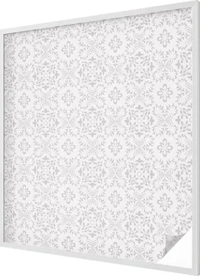 Produktbild von Buntglas Fensterfolie – 116x100 cm – Stained-Glass Design – blickdichte dekorative Sichtschutzfolie – selbstklebend, UV-Schutz – Pflanzenornamente