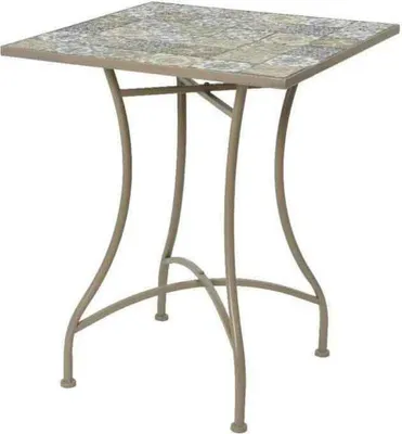 Image de Table Bistro Mosaïque Marron Design Mosaïque élégant - Nan