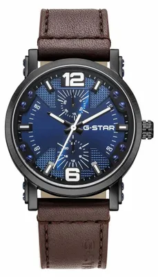 Productafbeelding van G-Star Horloge Rovic Brown Black