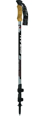 Obrázok produktu pre Fizan Adventure Black/Grey 70 - 140 cm Turistické palice